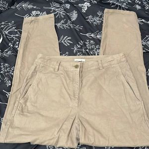 Eileen Fisher hemp and cotton pants.